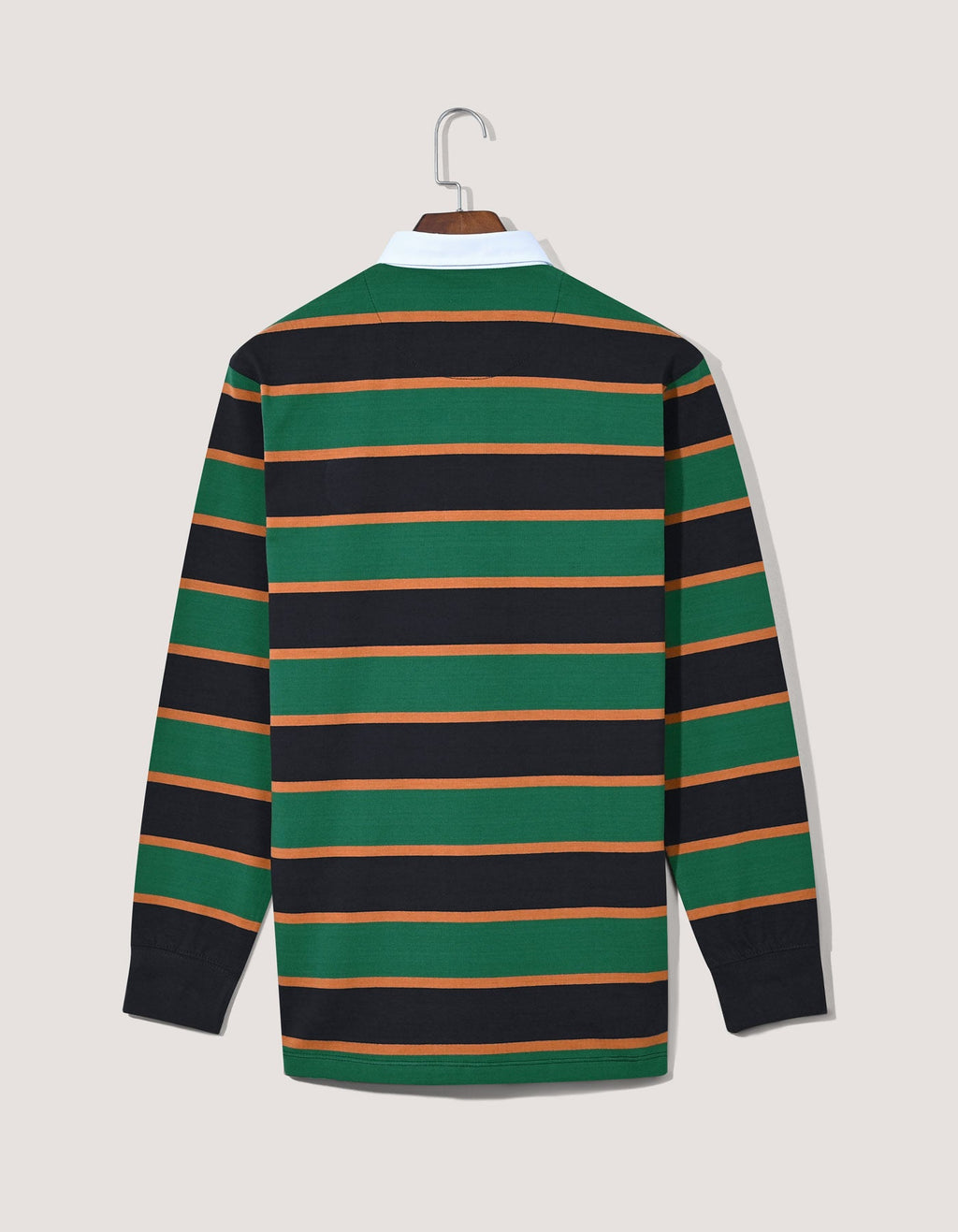 British Green Striped Rugby Shirt