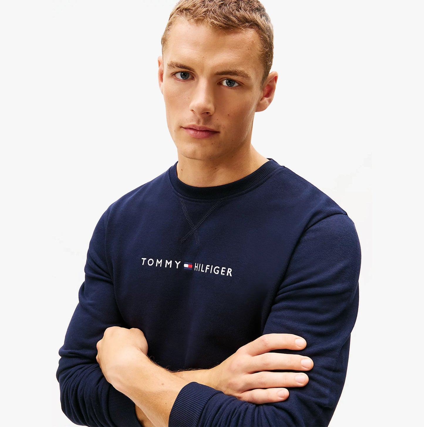 Tommy Hilfiger TRACK TOP Mens Sweatshirts Desert Sky