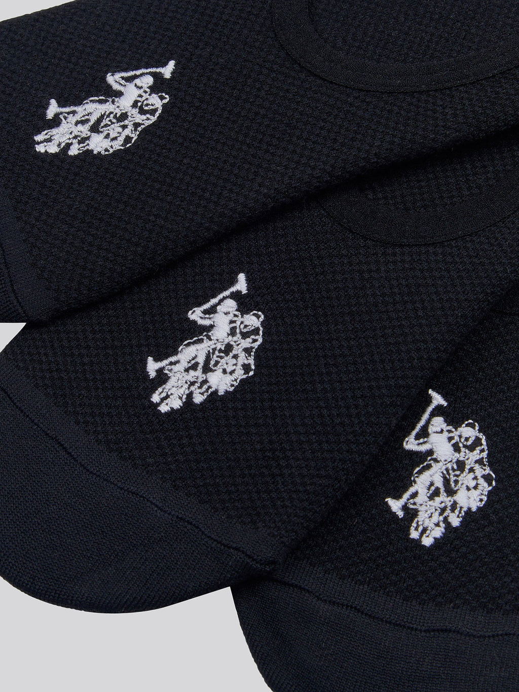 5 Pack Invisible Trainer Socks in Black