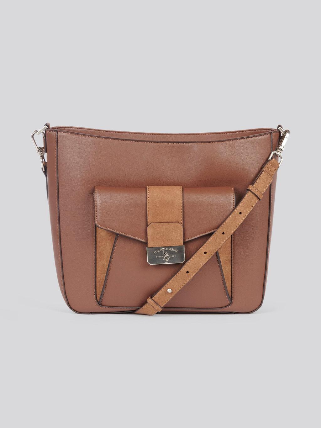 U.S. Polo Assn. Womens Romantic Hobo Bag in Brown
