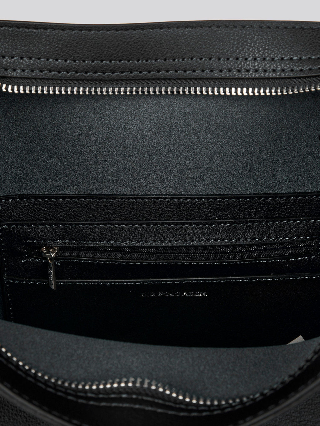 U.S. Polo Assn. Womens Retro Hobo Bag in Black