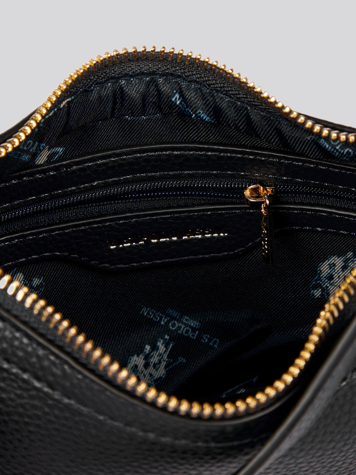 U.S. Polo Assn. Womens Stanford Small Hobo Bag in Black