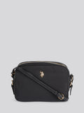 U.S. Polo Assn. Womens Houston Crossbody Bag Black