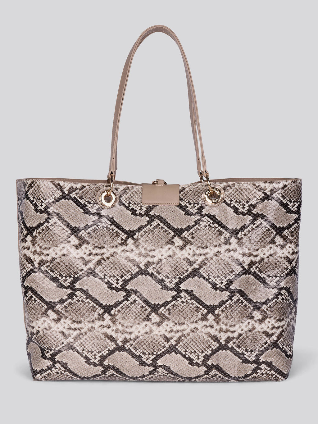 Womens Axtell Reversible Shopping Bag in Light Taupe