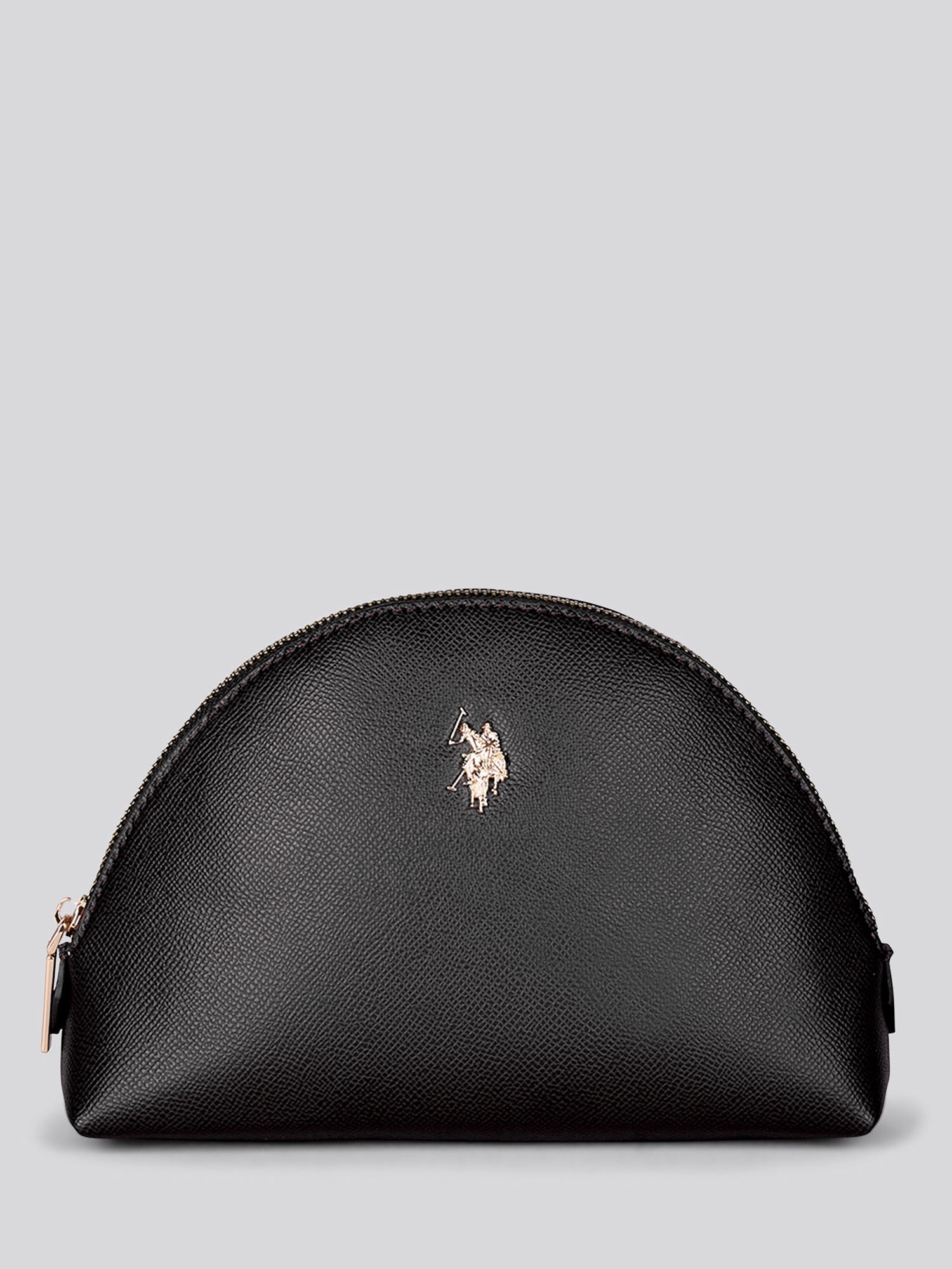 Womens Jones Round Beauty Bag in Black