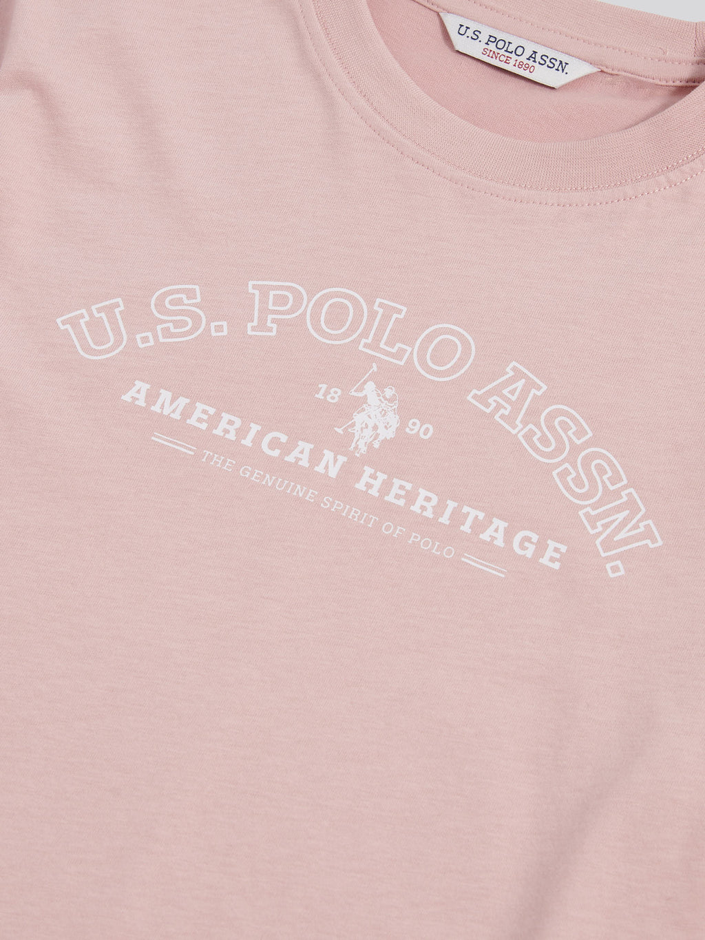 Womens Arc Graphic T-Shirt in Pale Mauve