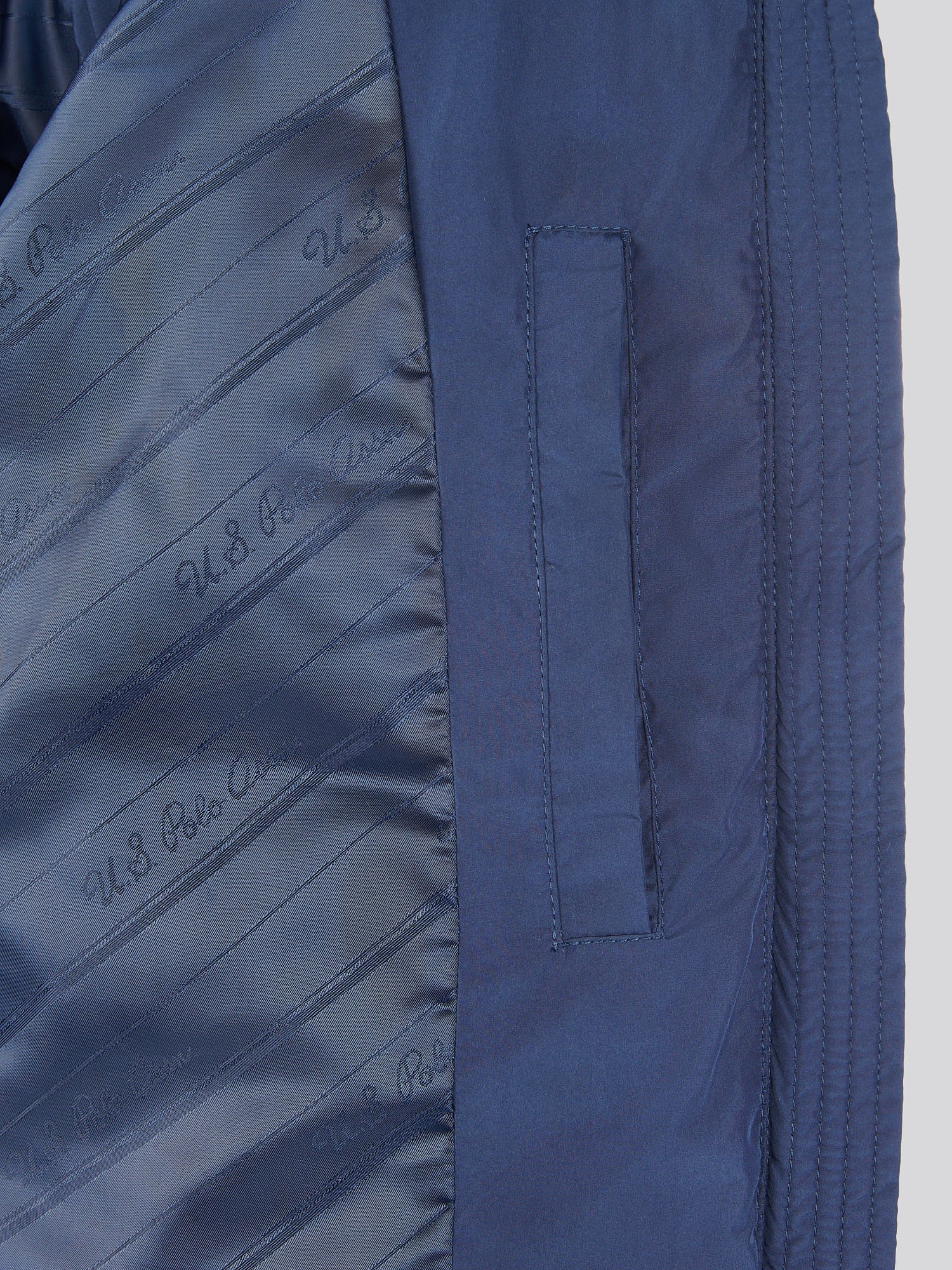 Womens Quilted Hooded Puffer Coat in Navy Iris