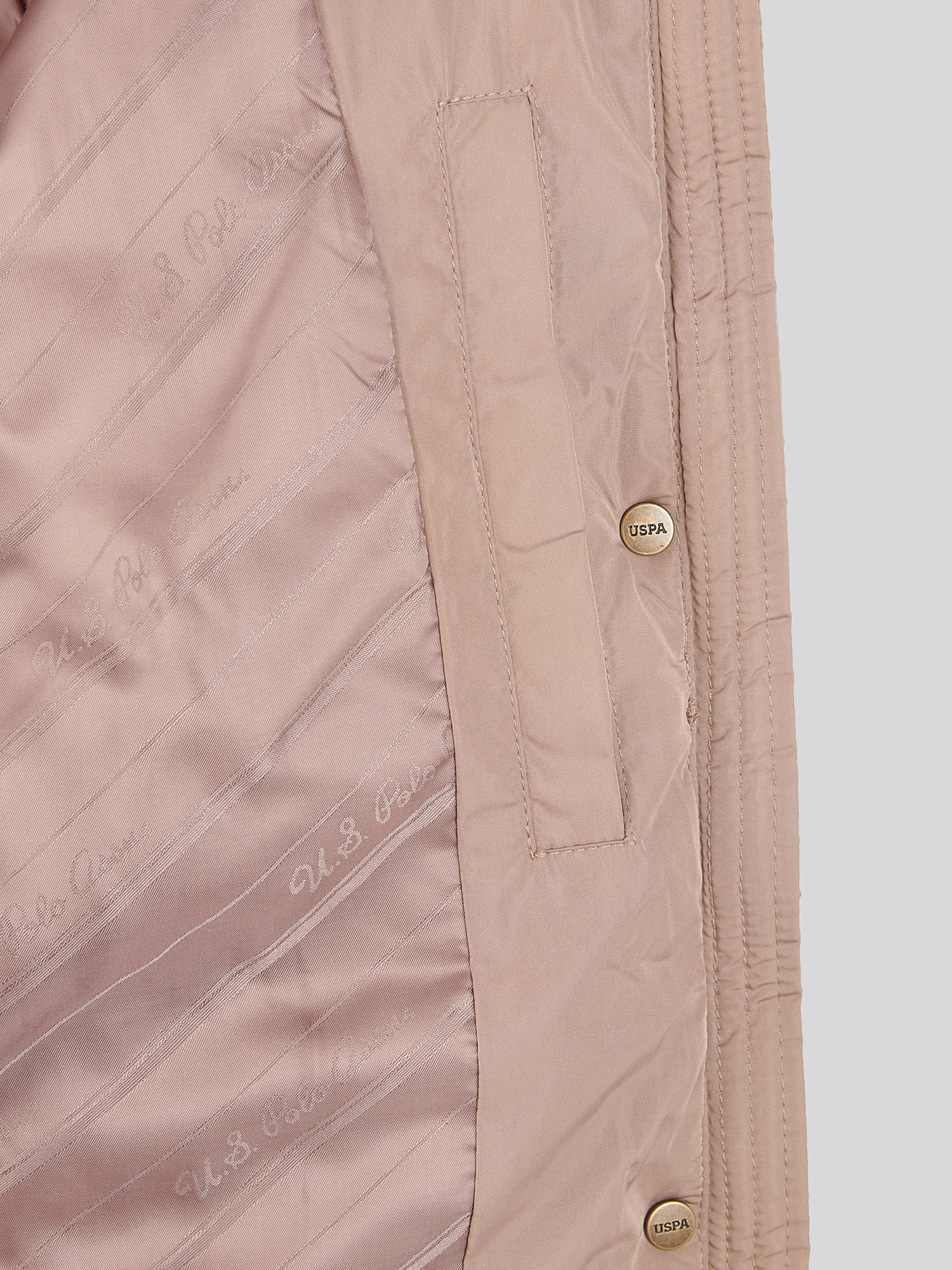 Womens Longline Square Quilt Puffer Coat in Leafless Tree