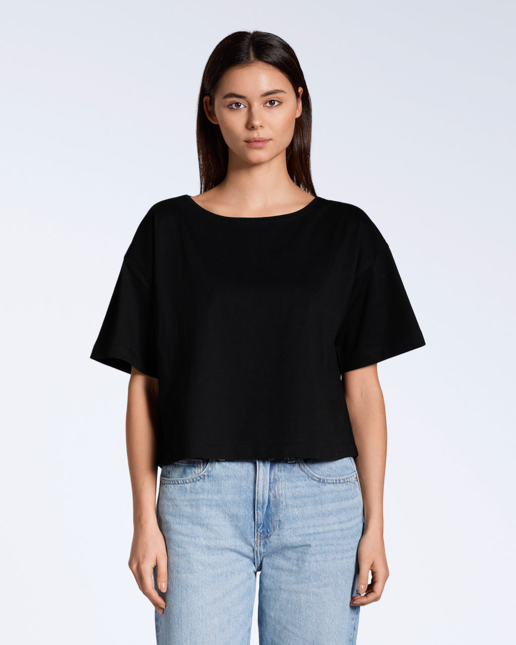 Wide Boat Neck T-Shirt