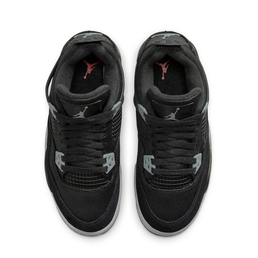 Air Jordan 4 Retro Black Canvas GS