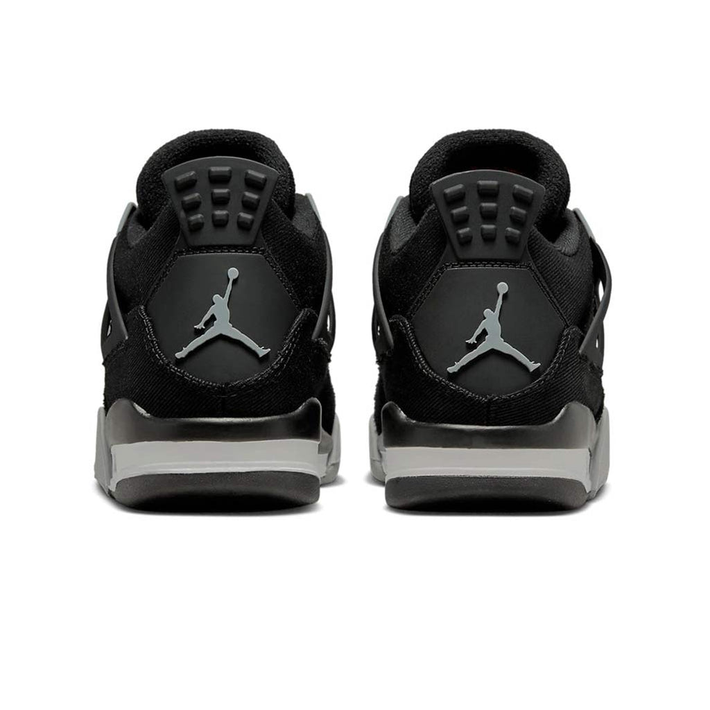 Air Jordan 4 Retro Black Canvas GS