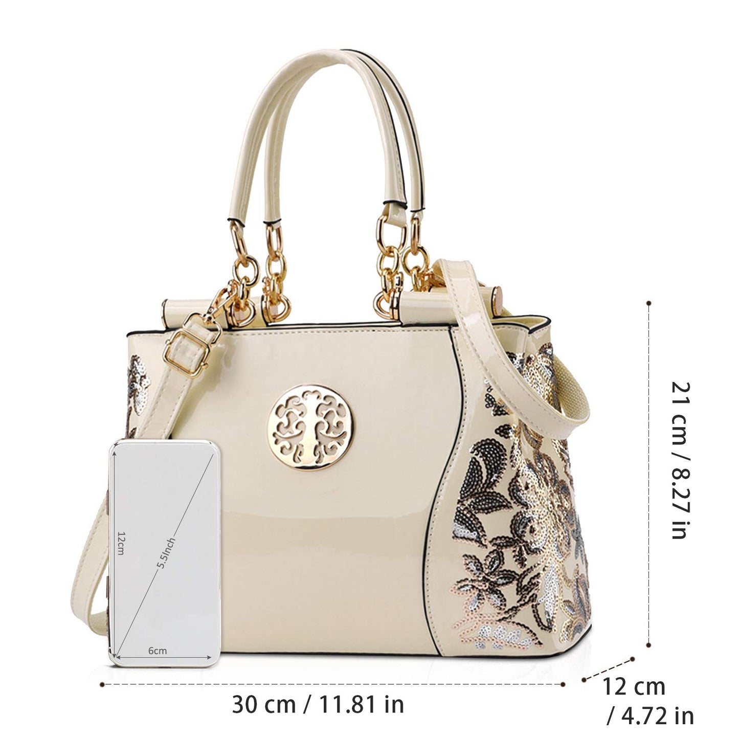 Elegant Patent Leather Handbags For Women - Stylish Hobo, Chic Tote, Versatile Shoulder, Crossbody Bags