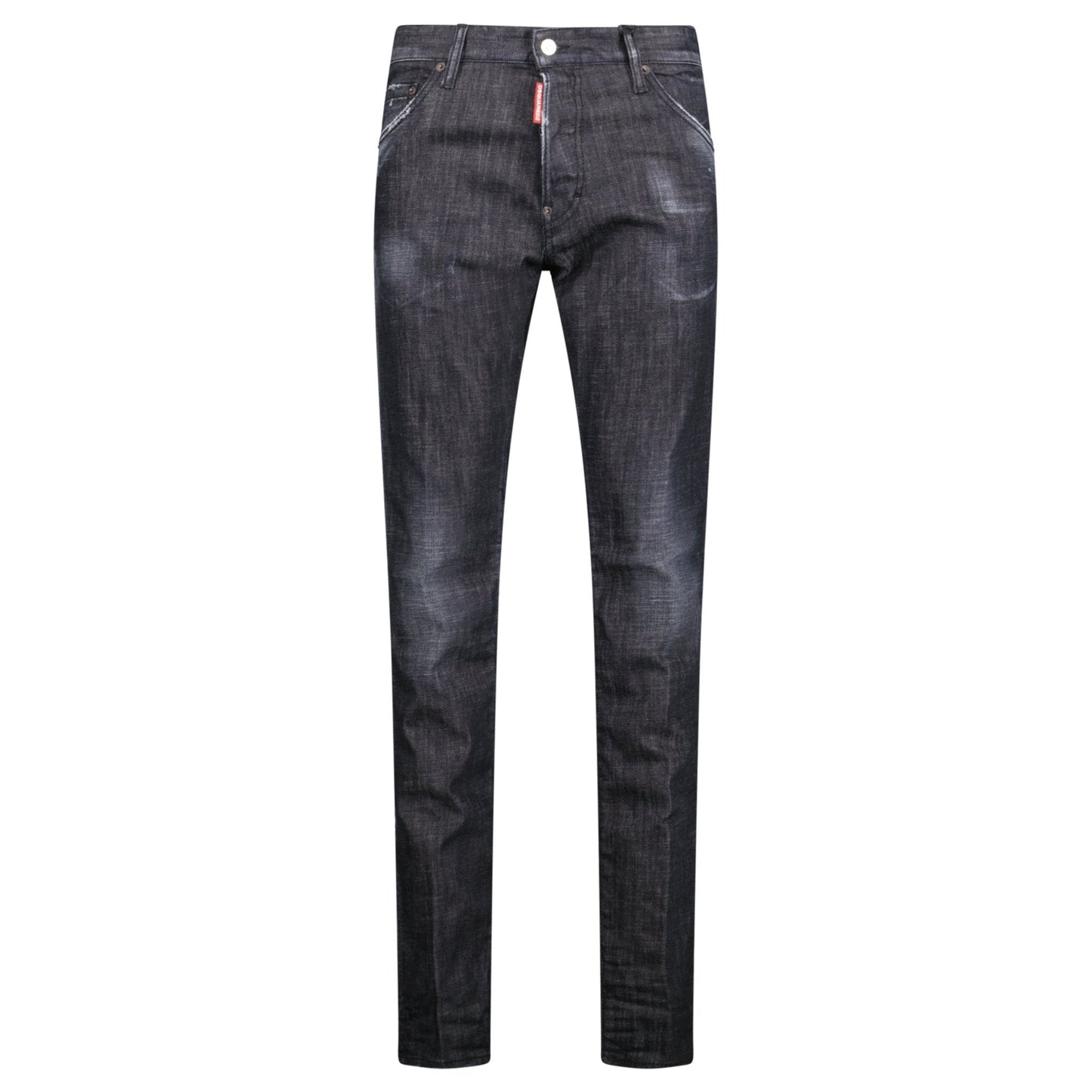 DSquared2 'Cool Guy' Felt Logo Slim Fit Jeans Black