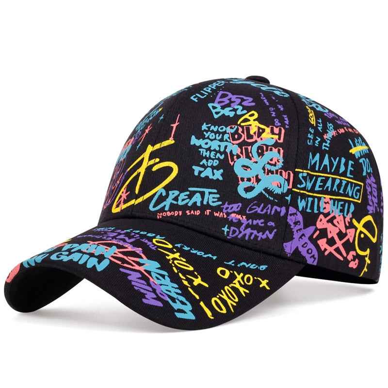 Baseball Cap Graffiti Sun Hip Hop