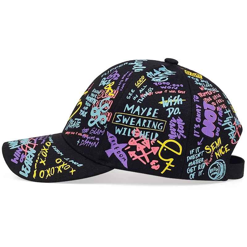 Baseball Cap Graffiti Sun Hip Hop
