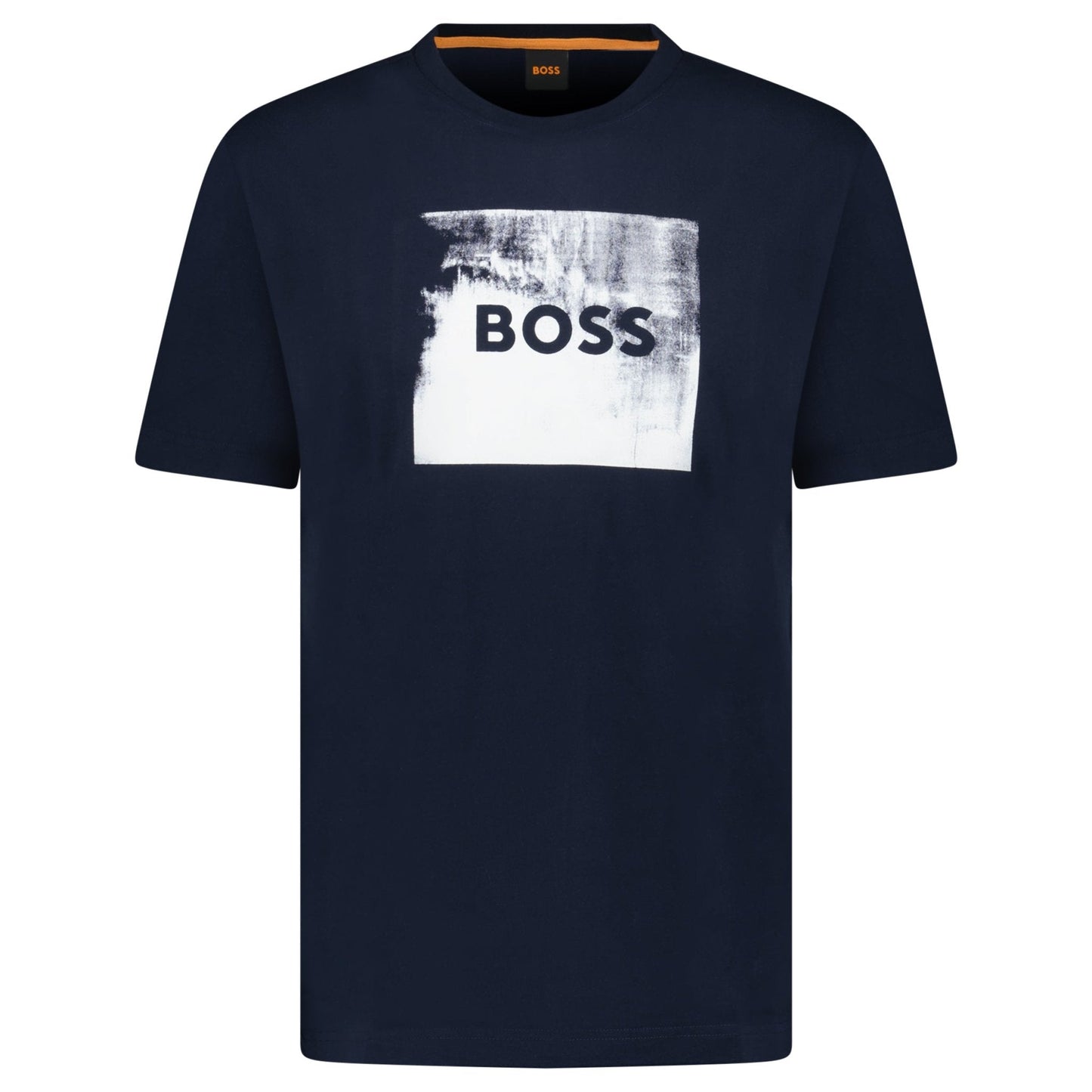 Hugo Boss Regular Fit Graphic Print T-Shirt Navy