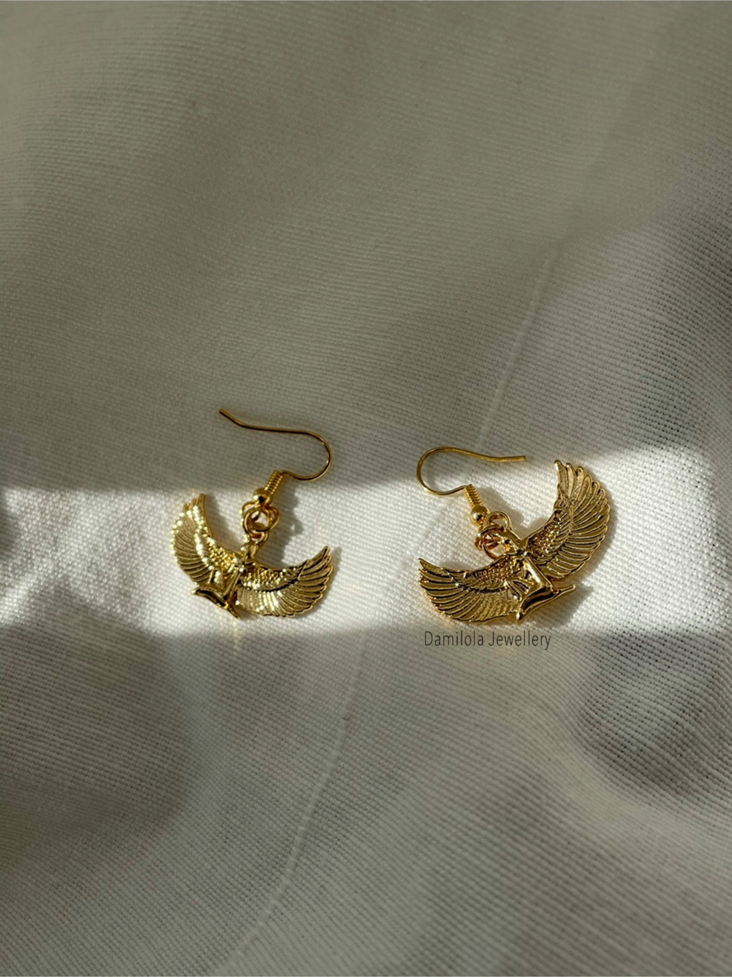 Goddess Isis Earrings - Gold/Silver