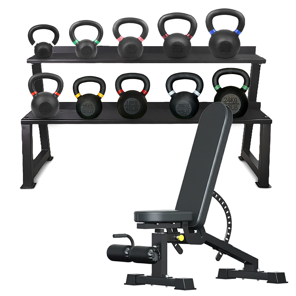 Sharkpower Commercial Kettlebell Rack