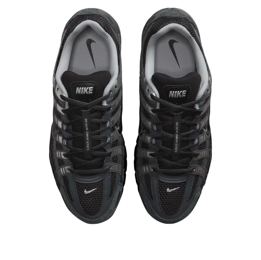 Nike P-6000 Suede Anthracite Black Chrome Metallic Silver