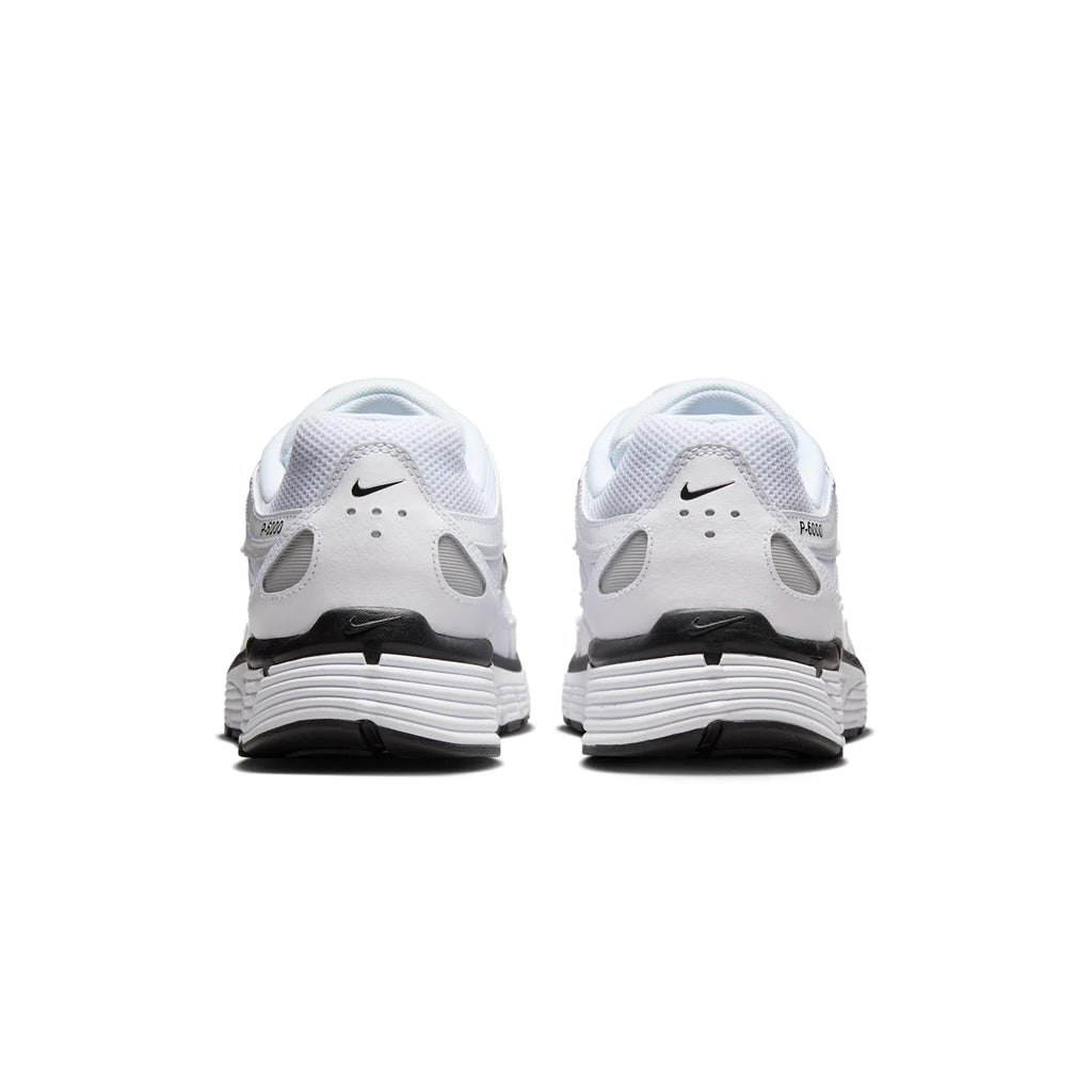 Nike P-6000 White Metallic Silver Black