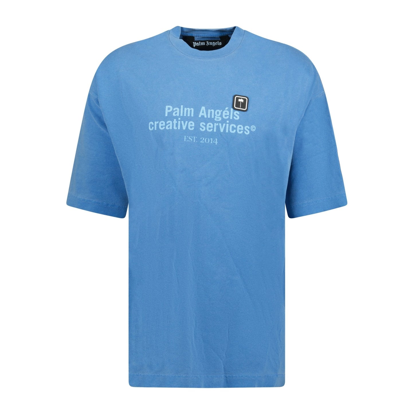 Palm Angels Creative Services T-Shirt Blue