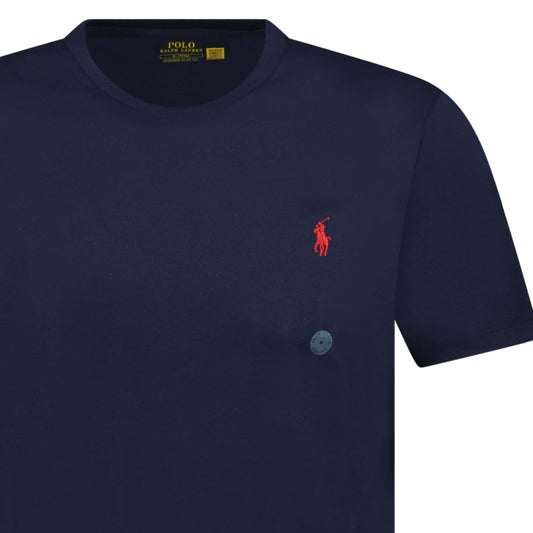 Polo Ralph Lauren Custom Slim Fit T-Shirt in Navy