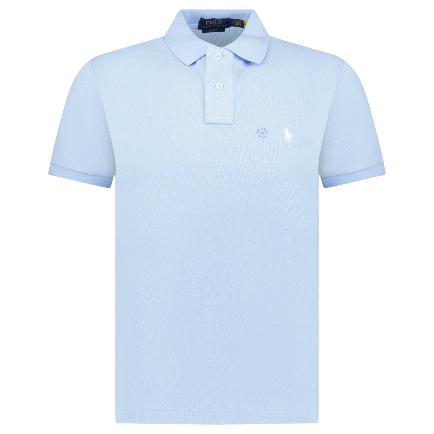 Polo Ralph Lauren Mesh Slim Fit Polo Shirt in Office Blue.