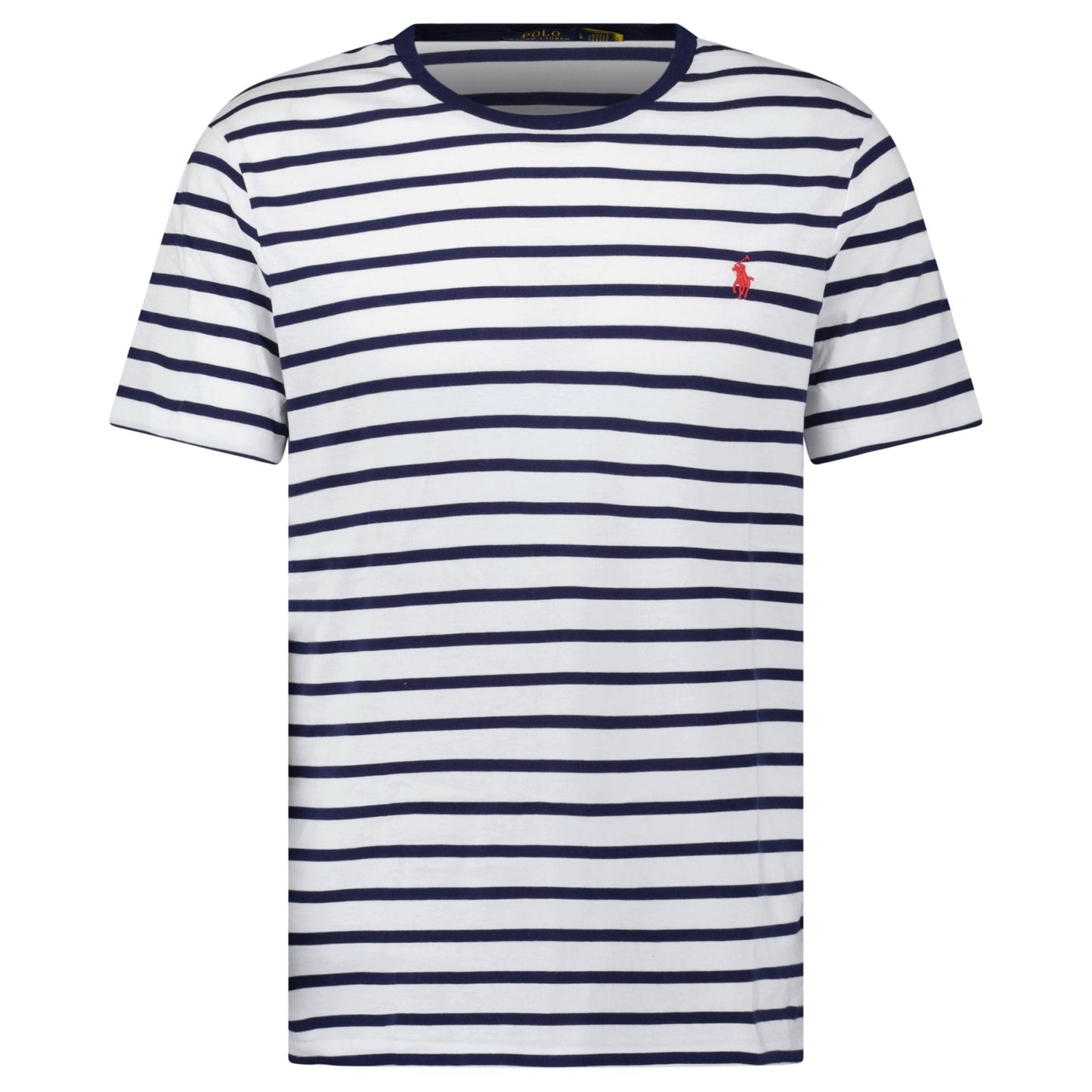 Polo Ralph Lauren Custom Slim Fit T-Shirt in Navy/White
