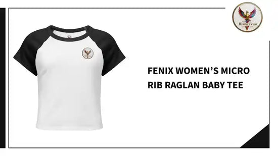 Fenix Women&rsquo;s micro rib raglan baby tee by@Outfy