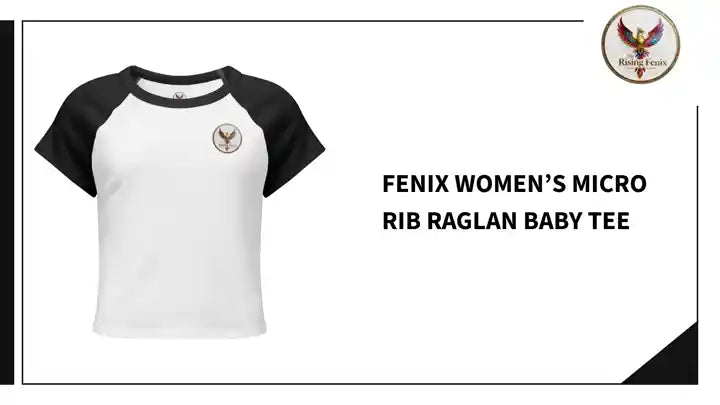 Fenix Women&rsquo;s micro rib raglan baby tee by@Outfy
