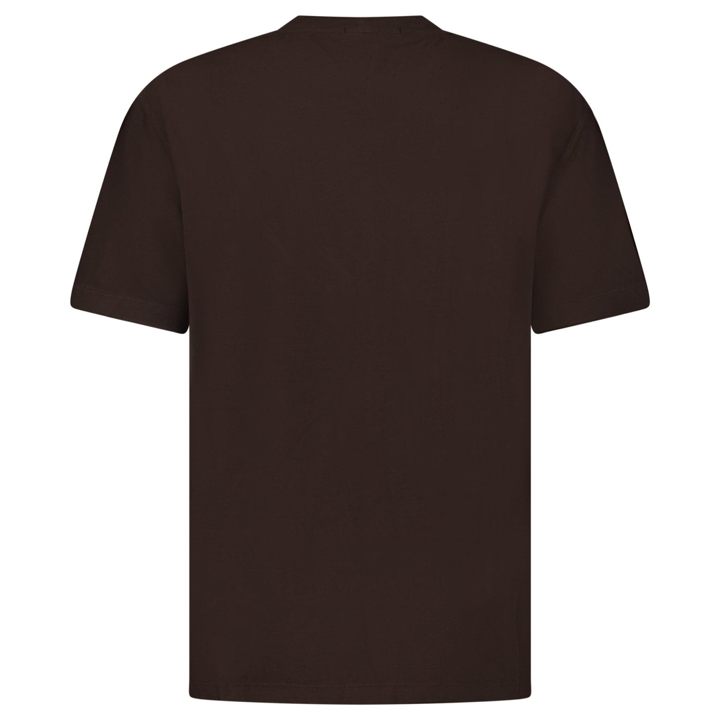 Stone Island Ghost Slim Fit T-Shirt in Cotton Jersey in Dark Brown