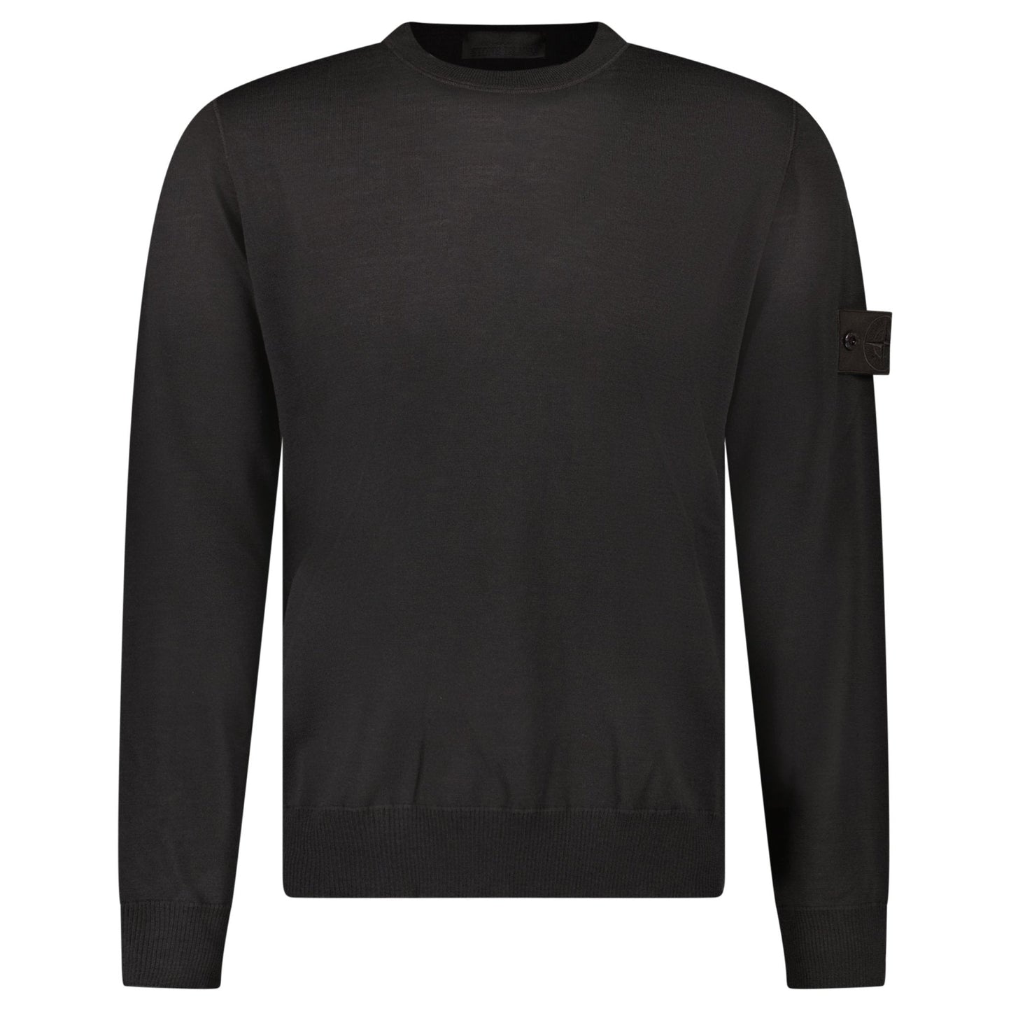 Stone Island Ghost Wool Crew Neck Jumper Dark Brown