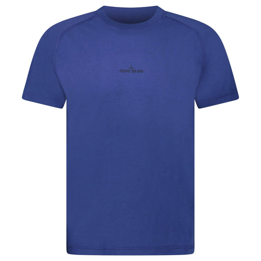 Stone Island 'Institutional One' Print T-Shirt in Marine Blue