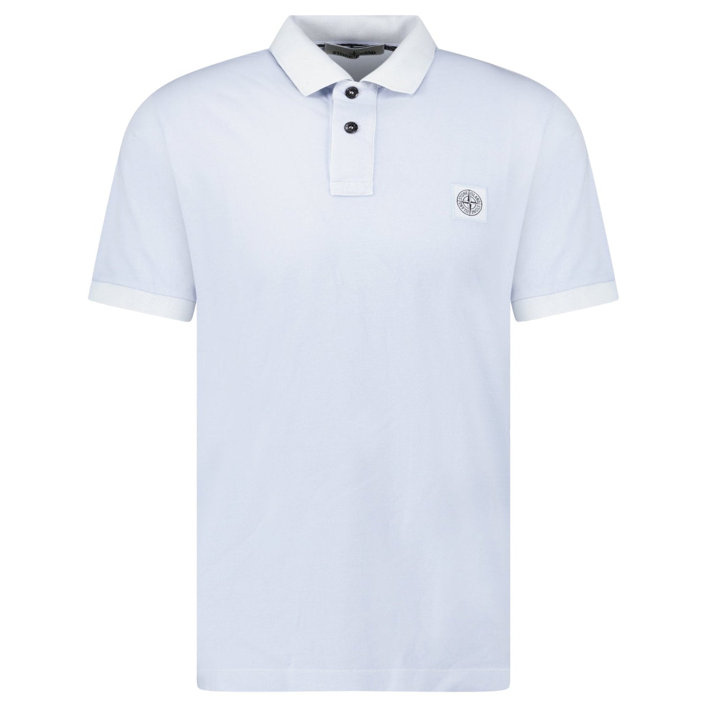 Stone Island Slim Fit Polo Shirt in Sky Blue