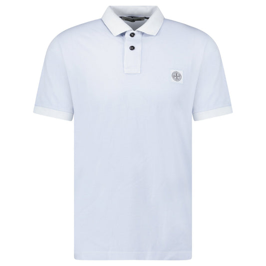 Stone Island Slim Fit Polo Shirt in Sky Blue