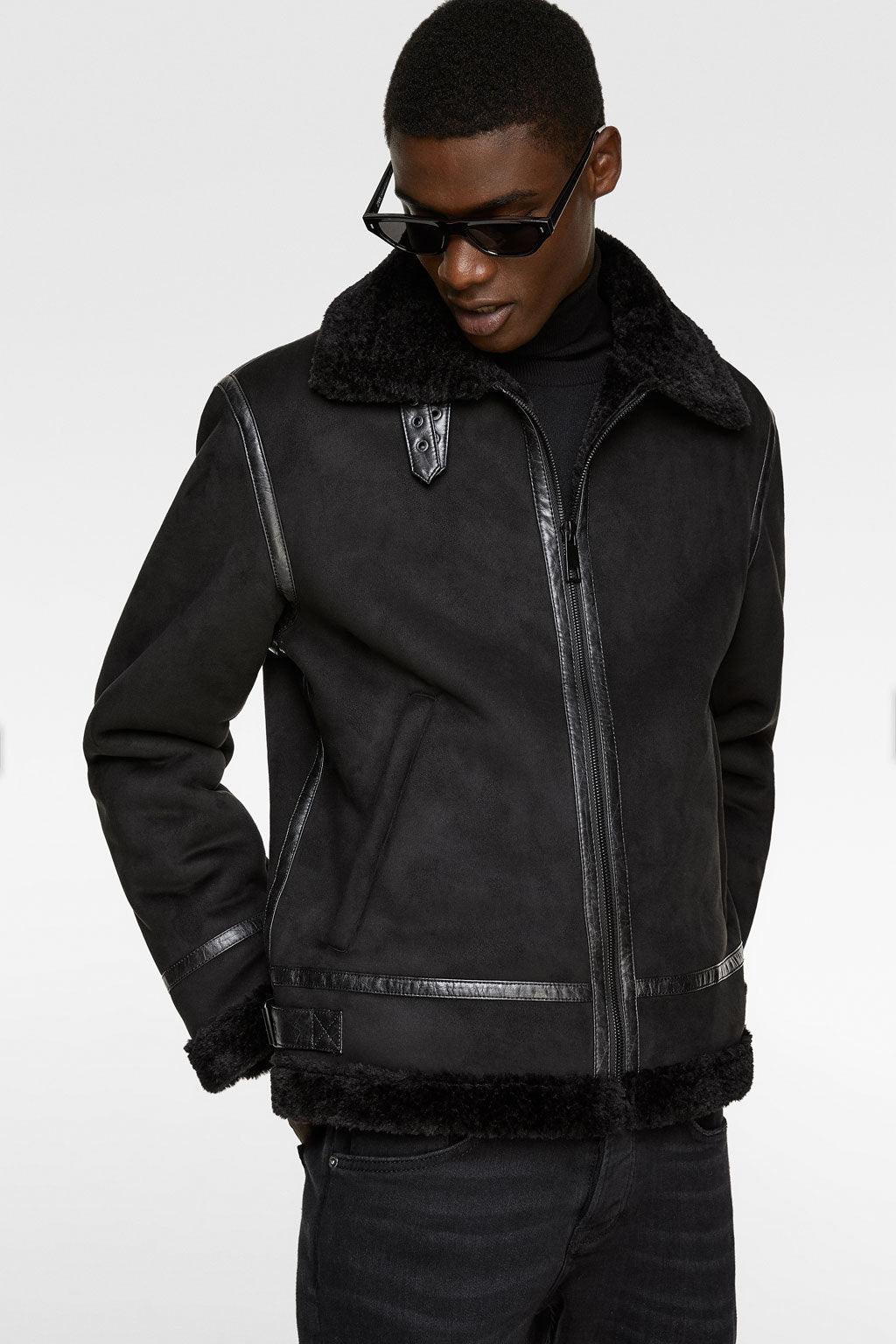 Suede Lapel Jacket – Soft Winter Coat with Casual Elegance in Solid Colors