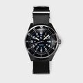 'Tempest' Automatic Navigator Watch (40mm) | Seal Black