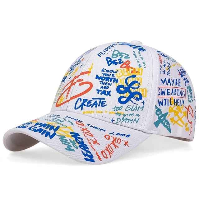 Baseball Cap Graffiti Sun Hip Hop