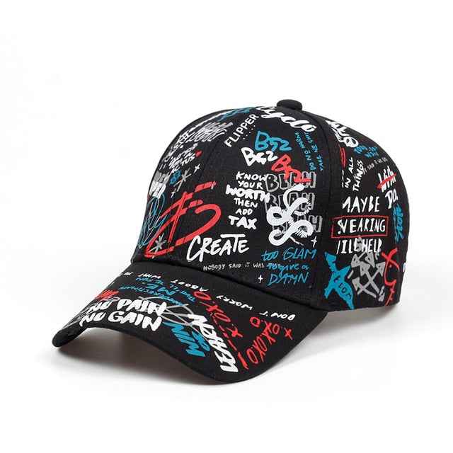 Baseball Cap Graffiti Sun Hip Hop