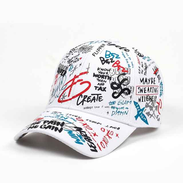 Baseball Cap Graffiti Sun Hip Hop
